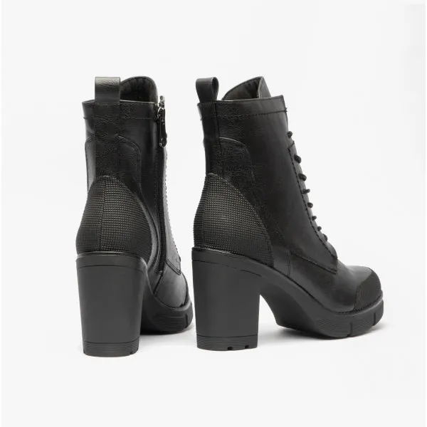 25249-29-098 Ladies Boots Black Comb
