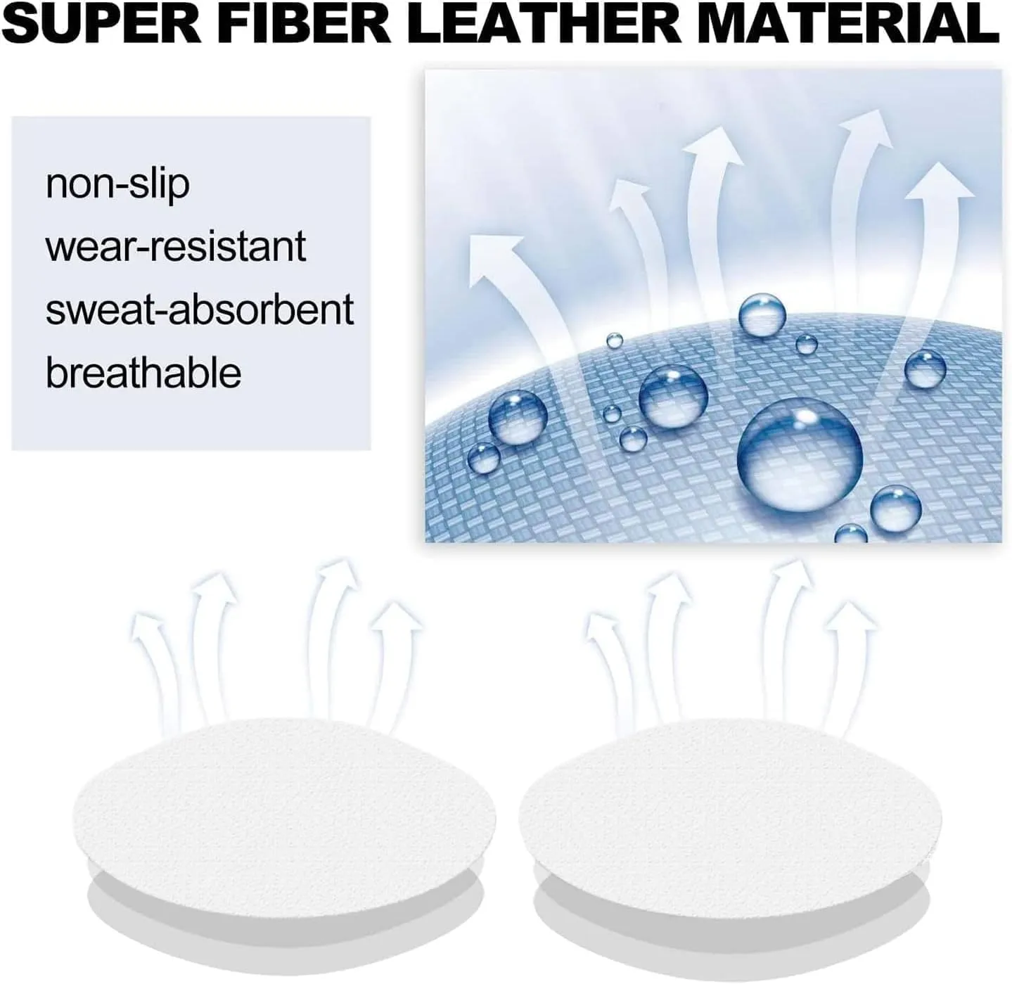 4 Pairs of Self-Adhesive Sneaker Heel Repair Patch, White Shoe Hole Repair Patch, Hole in Shoe Repair for Leather Shoes, High Heels 8