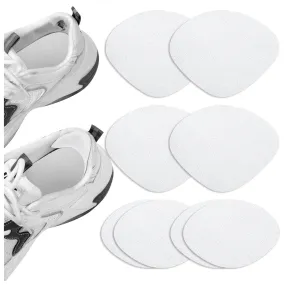 4 Pairs of Self-Adhesive Sneaker Heel Repair Patch, White Shoe Hole Repair Patch, Hole in Shoe Repair for Leather Shoes, High Heels 8