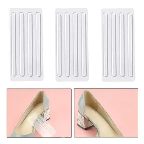 6Sheets/24PCS Clear Silicone Thin Adhesive Back Heel Tape Anti-wear Foot Stickers High Heel Shoes Insert Insole Cushion Affixed Care