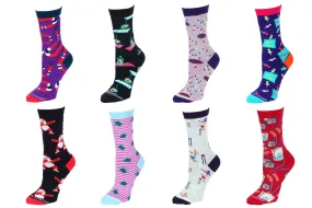 8 Pair Value Pack Women's Socks 1010