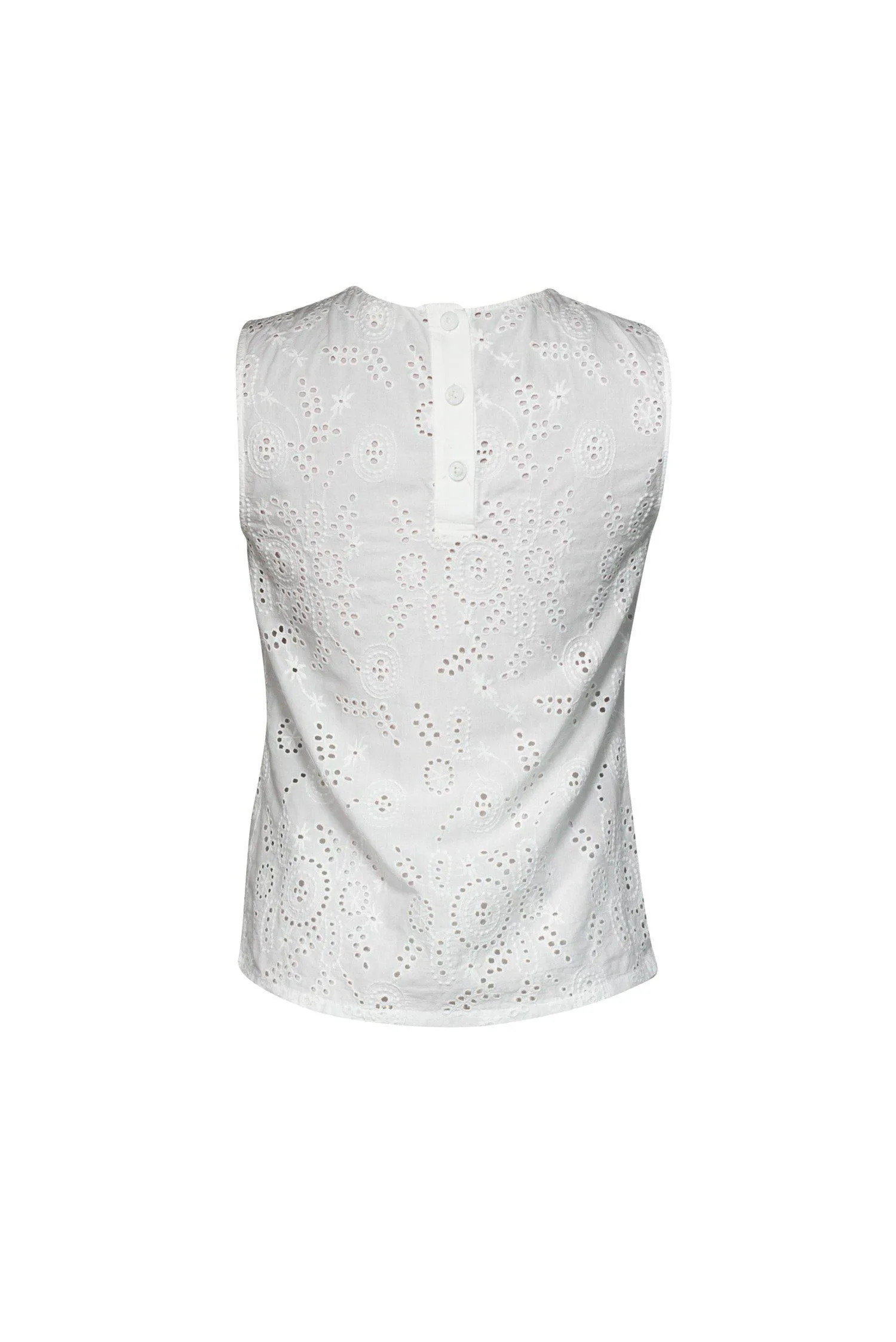 Adriano Goldschmied - White Eyelet Tank Top Sz XS