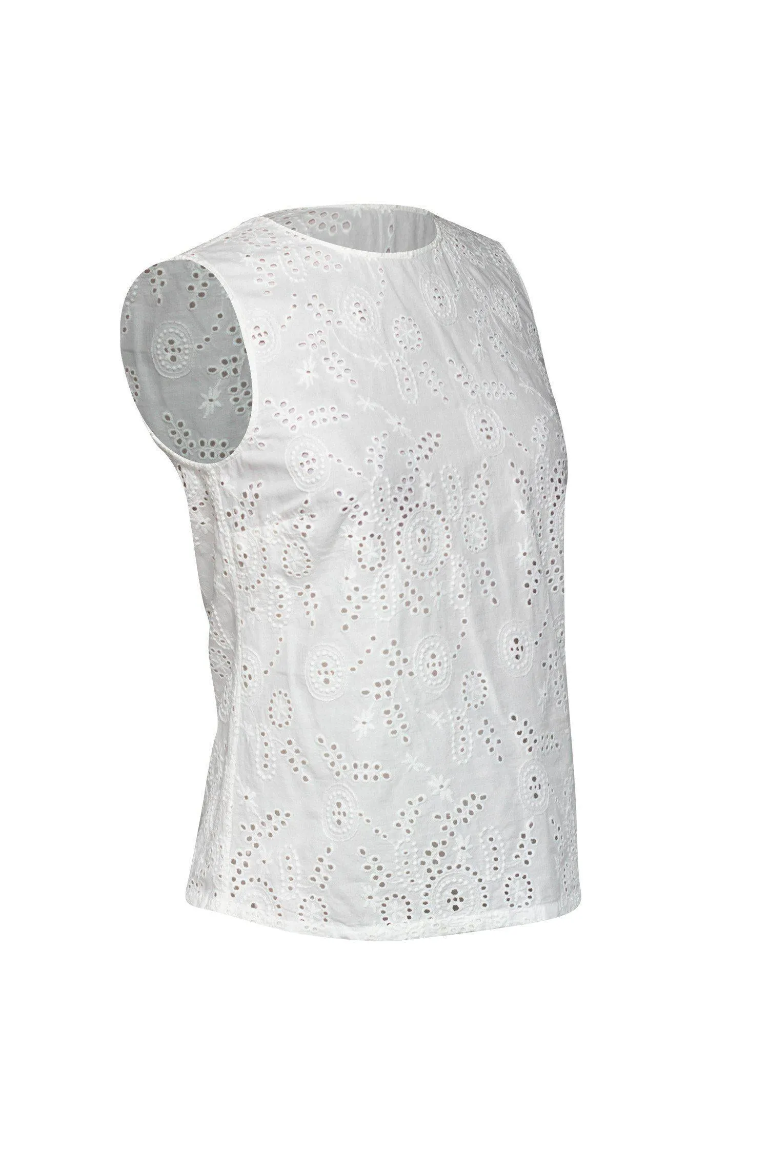 Adriano Goldschmied - White Eyelet Tank Top Sz XS
