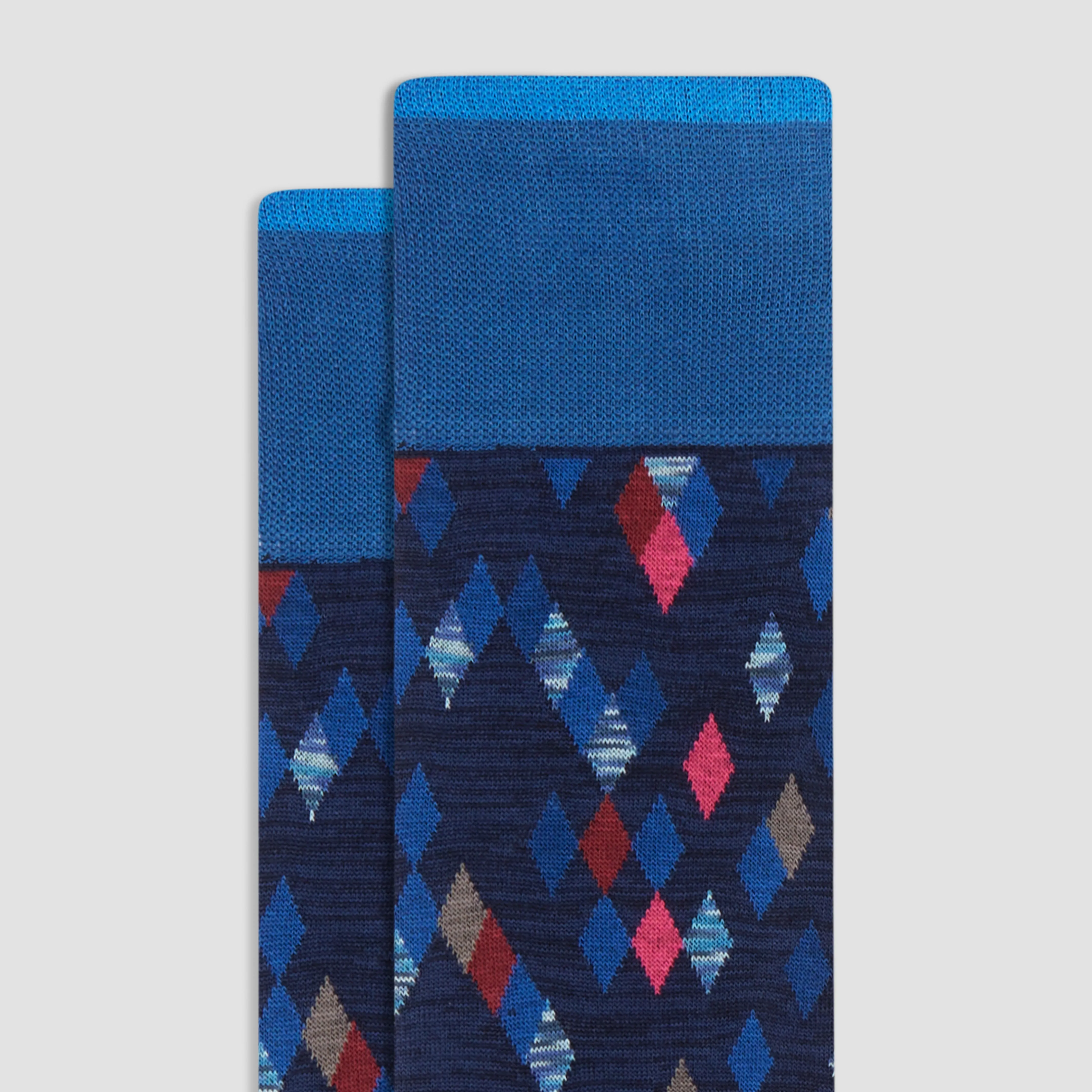 Argyle Mid-Calf Socks