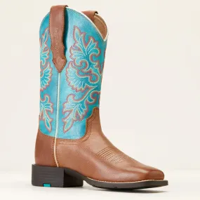 Ariat Women's Round Up Wide Square Toe Stretchfit Boot