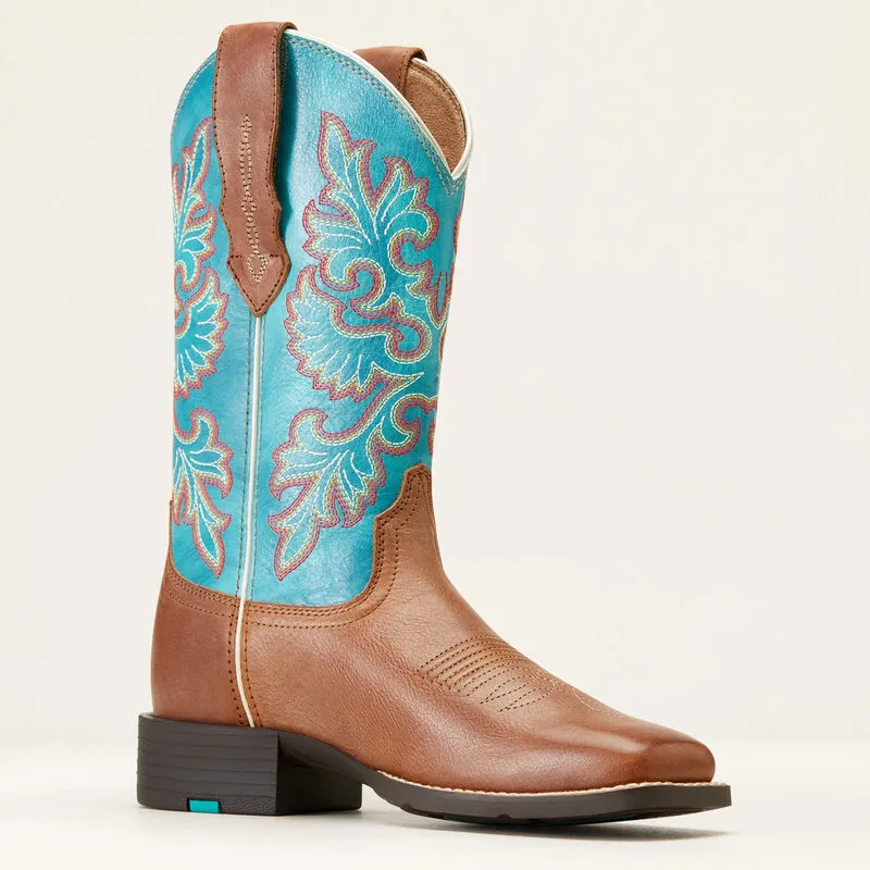 Ariat Women's Round Up Wide Square Toe Stretchfit Boot