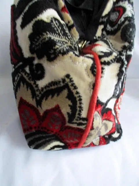 ATENTI USA Carpet TAPESTRY KILIM Tote Bag Bowler Satchel Purse FLORAL
