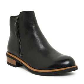 Bethany Boot in Black Leather