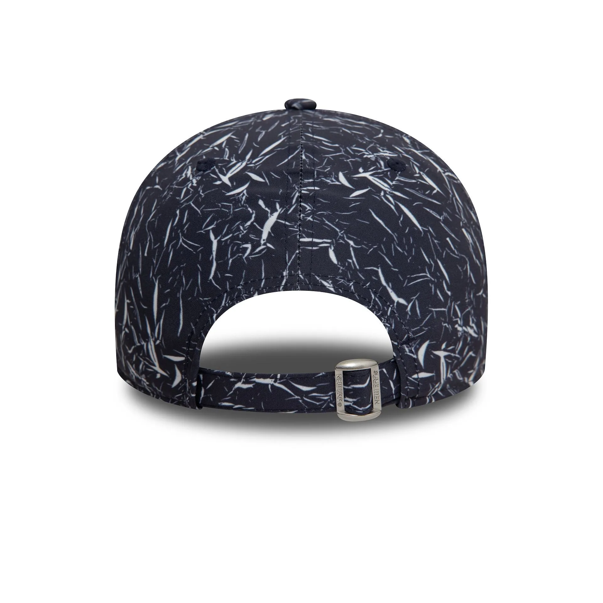 Chelsea FC Lion Crest Crinkle All Over Print Navy 9FORTY Adjustable Cap