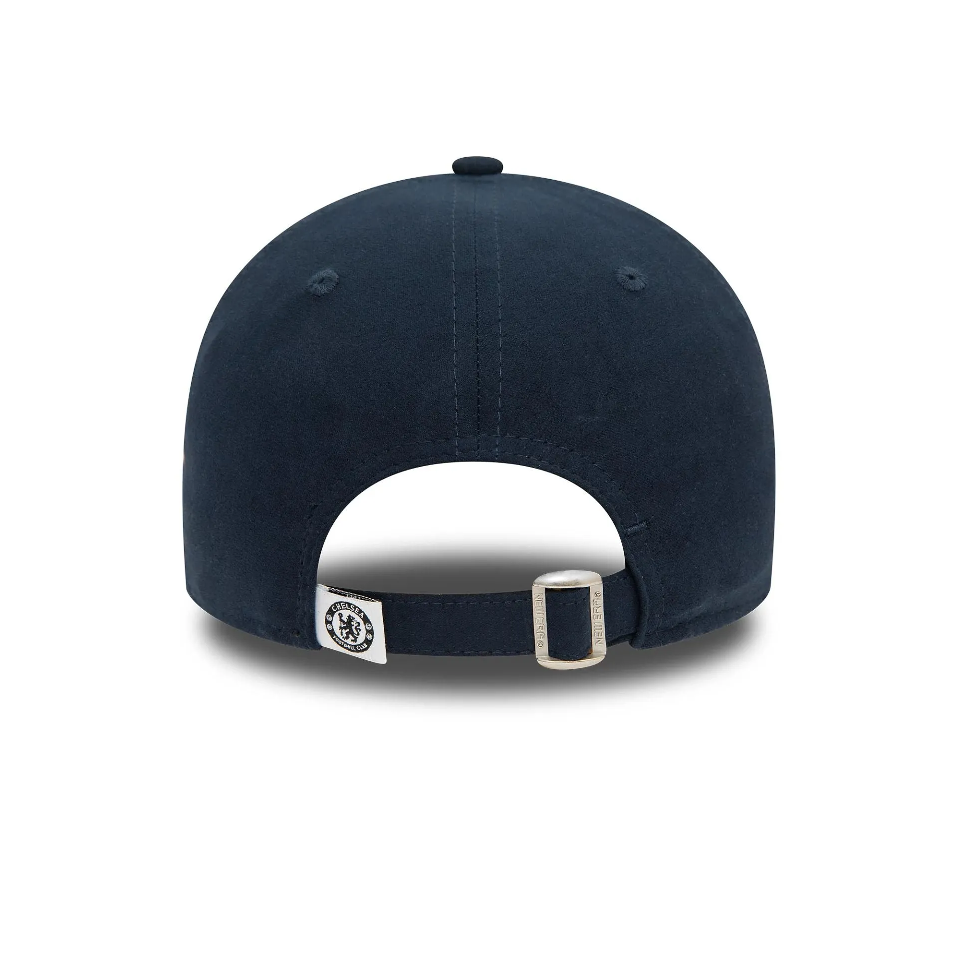Chelsea FC Wordmark Womens Suede Navy 9FORTY Adjustable Cap