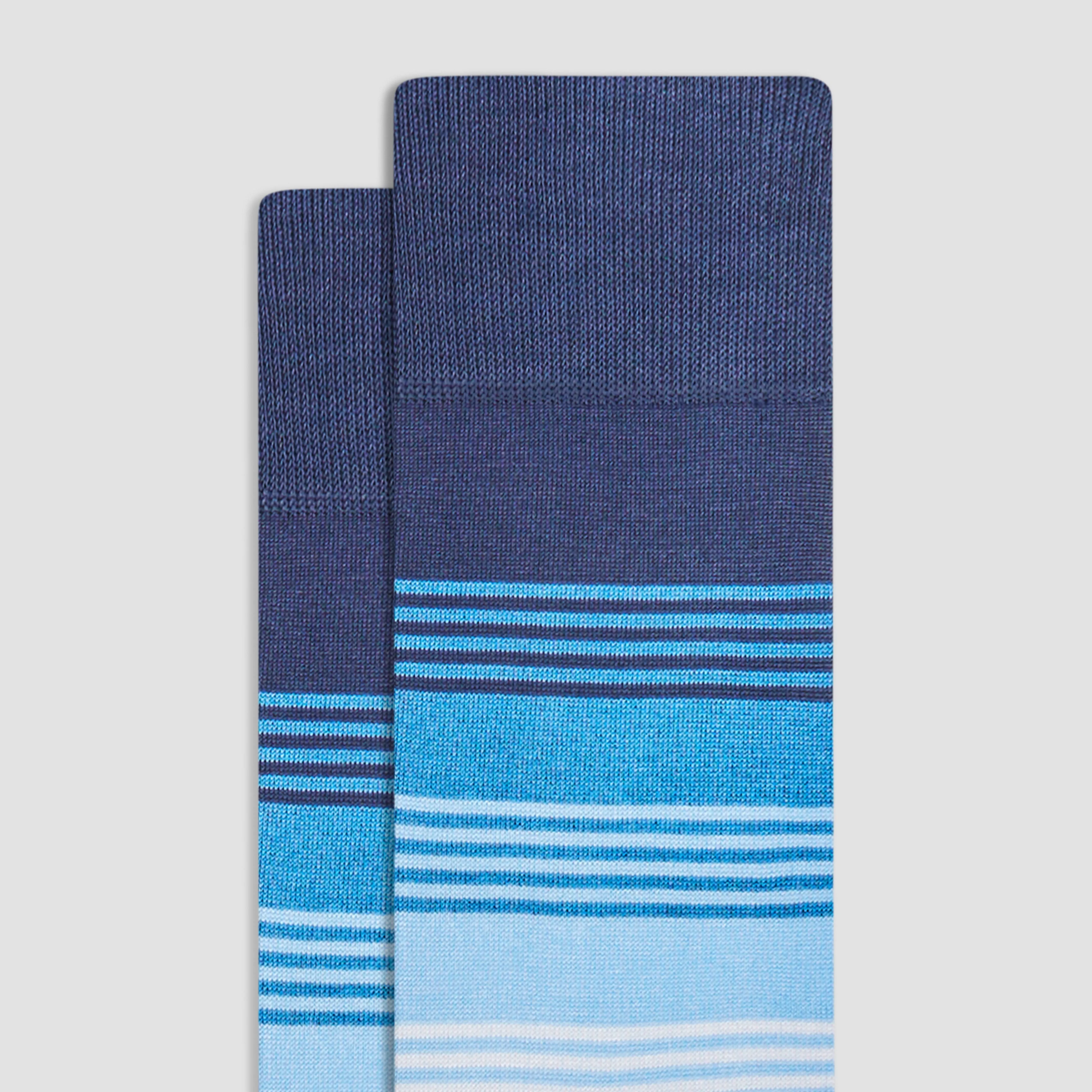 Color Block Striped Mid-Calf Socks