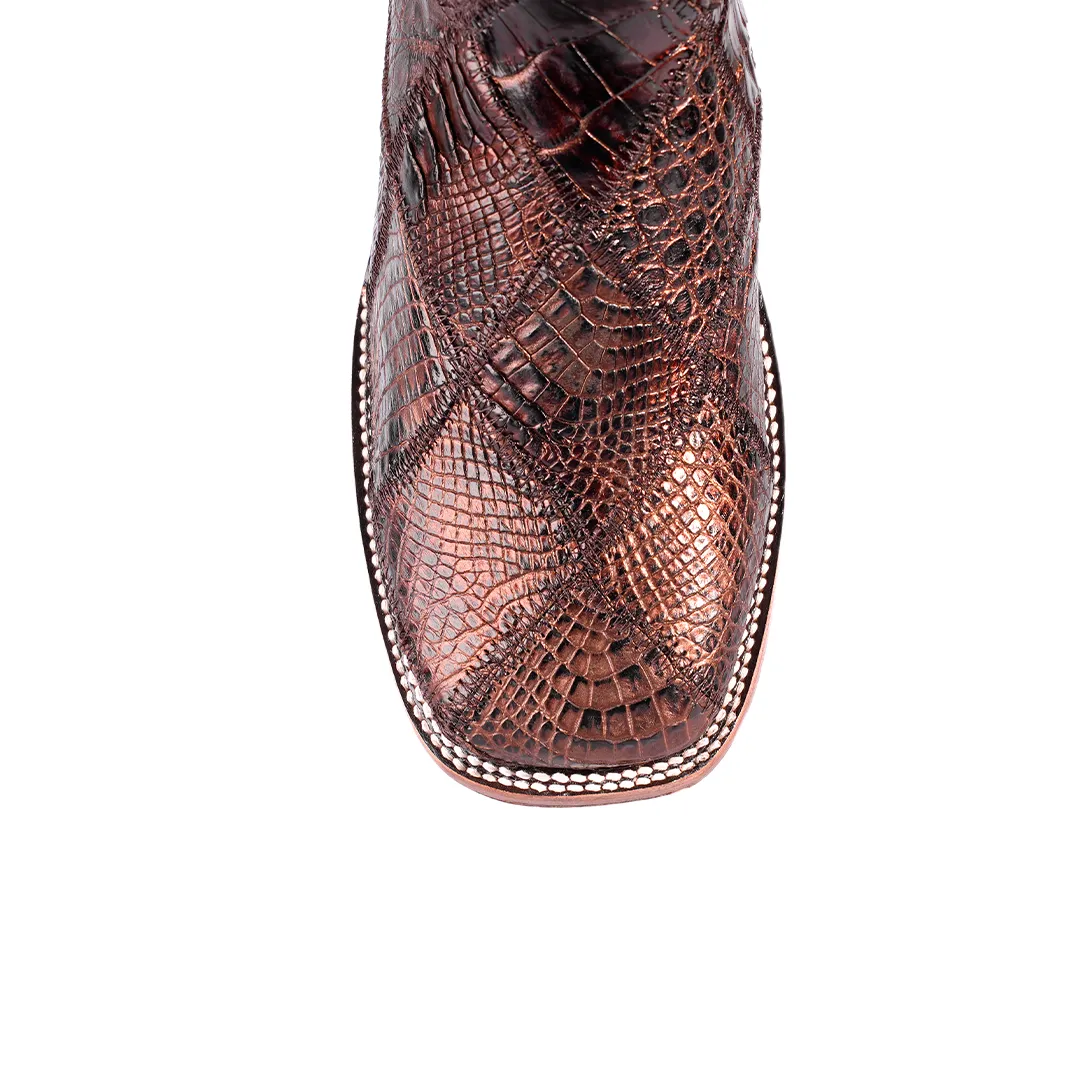 ESPECIAL BOTA ROMBOS ALLIGATOR OCRE