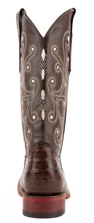 Ferrini Mens Mustang 4079309 Handcrafted Brown Cowboy Boots