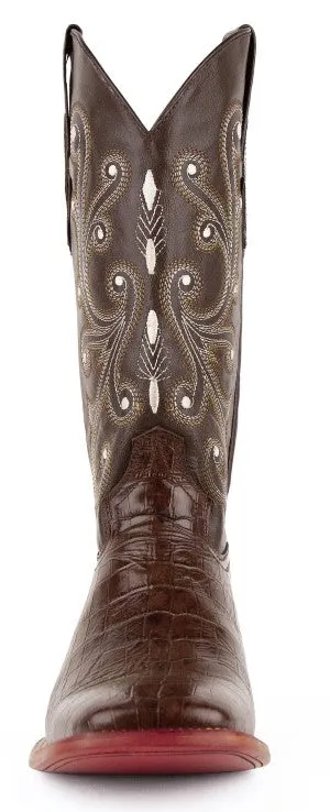 Ferrini Mens Mustang 4079309 Handcrafted Brown Cowboy Boots