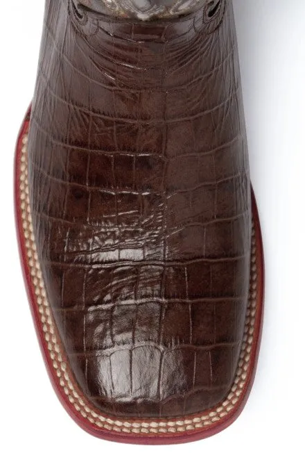 Ferrini Mens Mustang 4079309 Handcrafted Brown Cowboy Boots