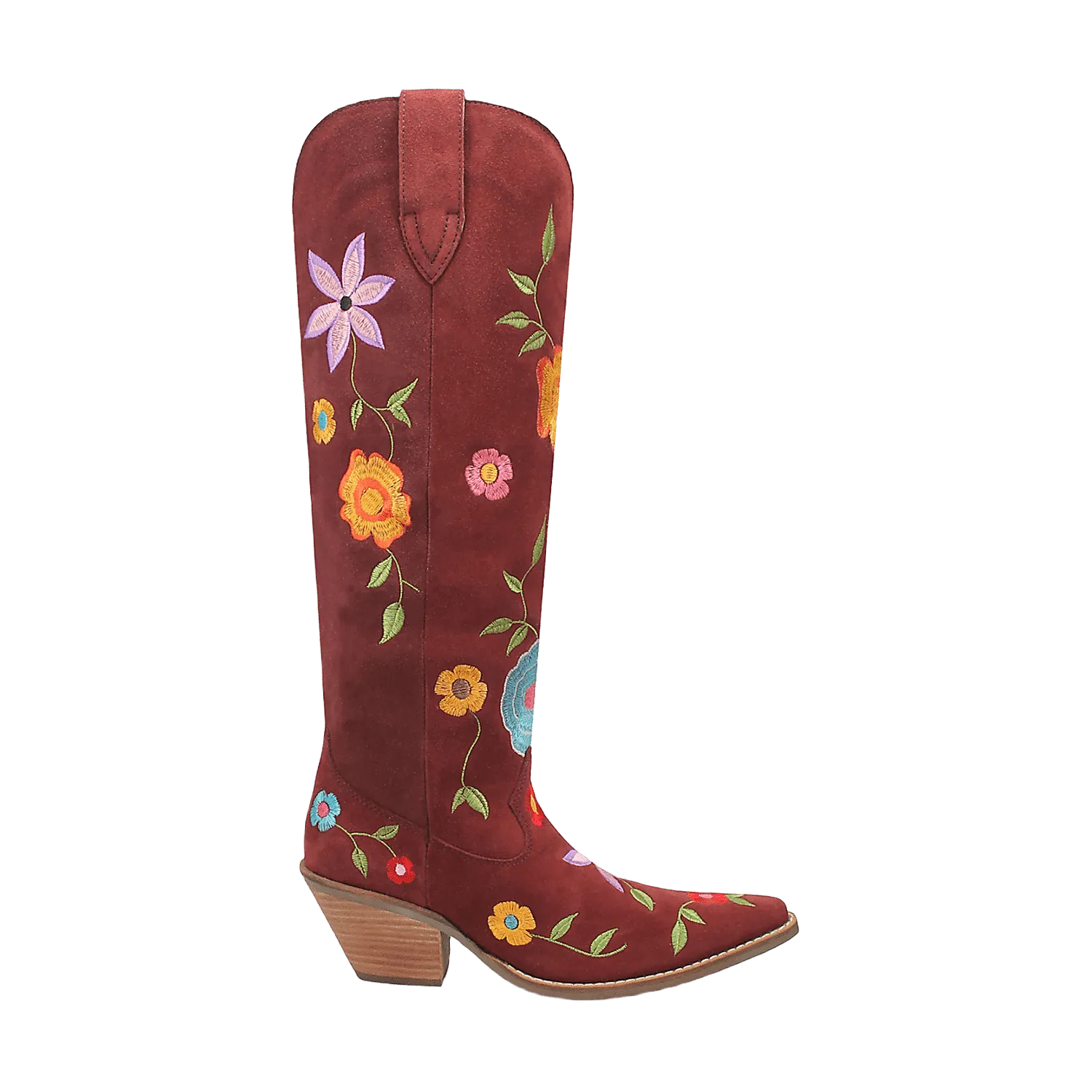 FLOWER POWER SUEDE BOOT