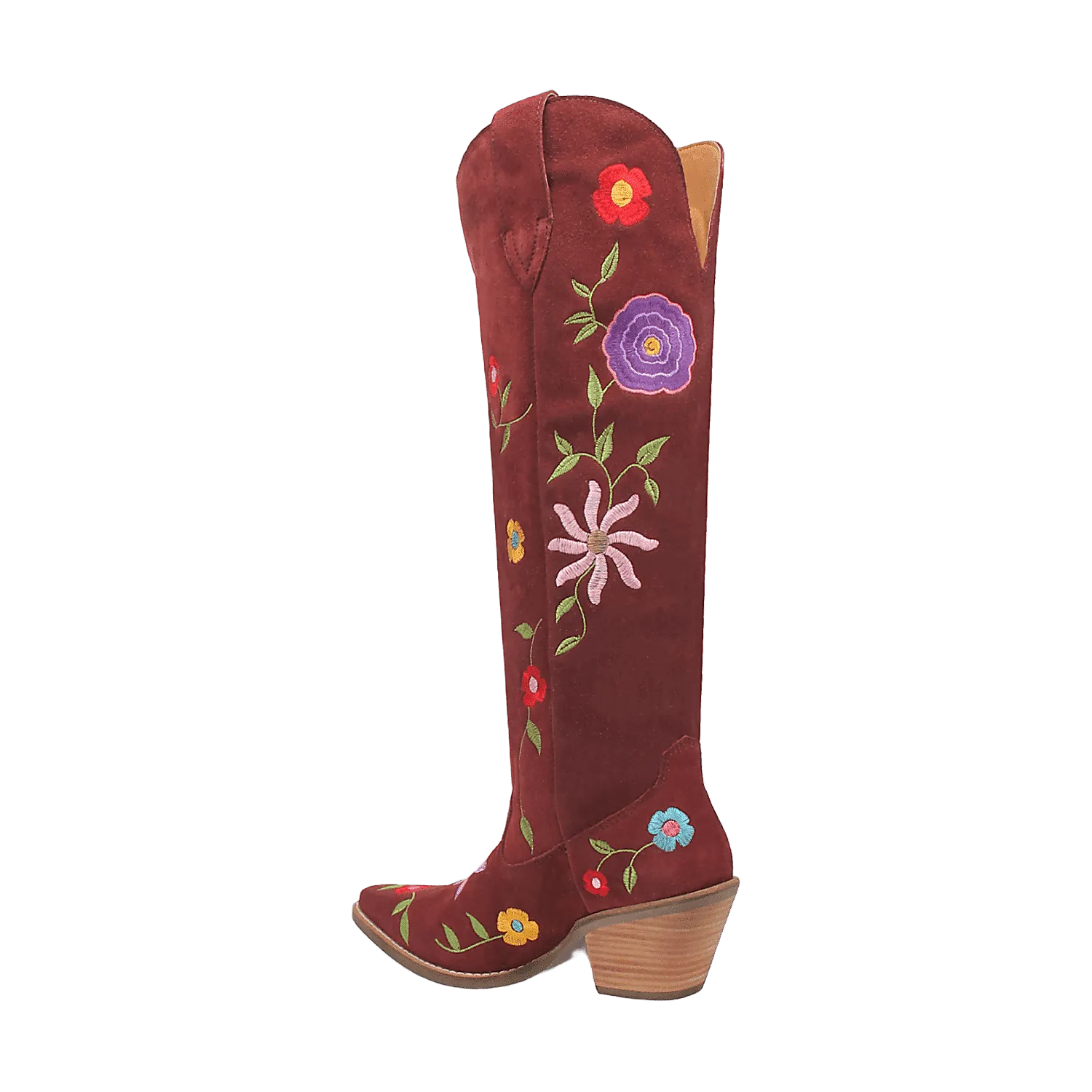 FLOWER POWER SUEDE BOOT