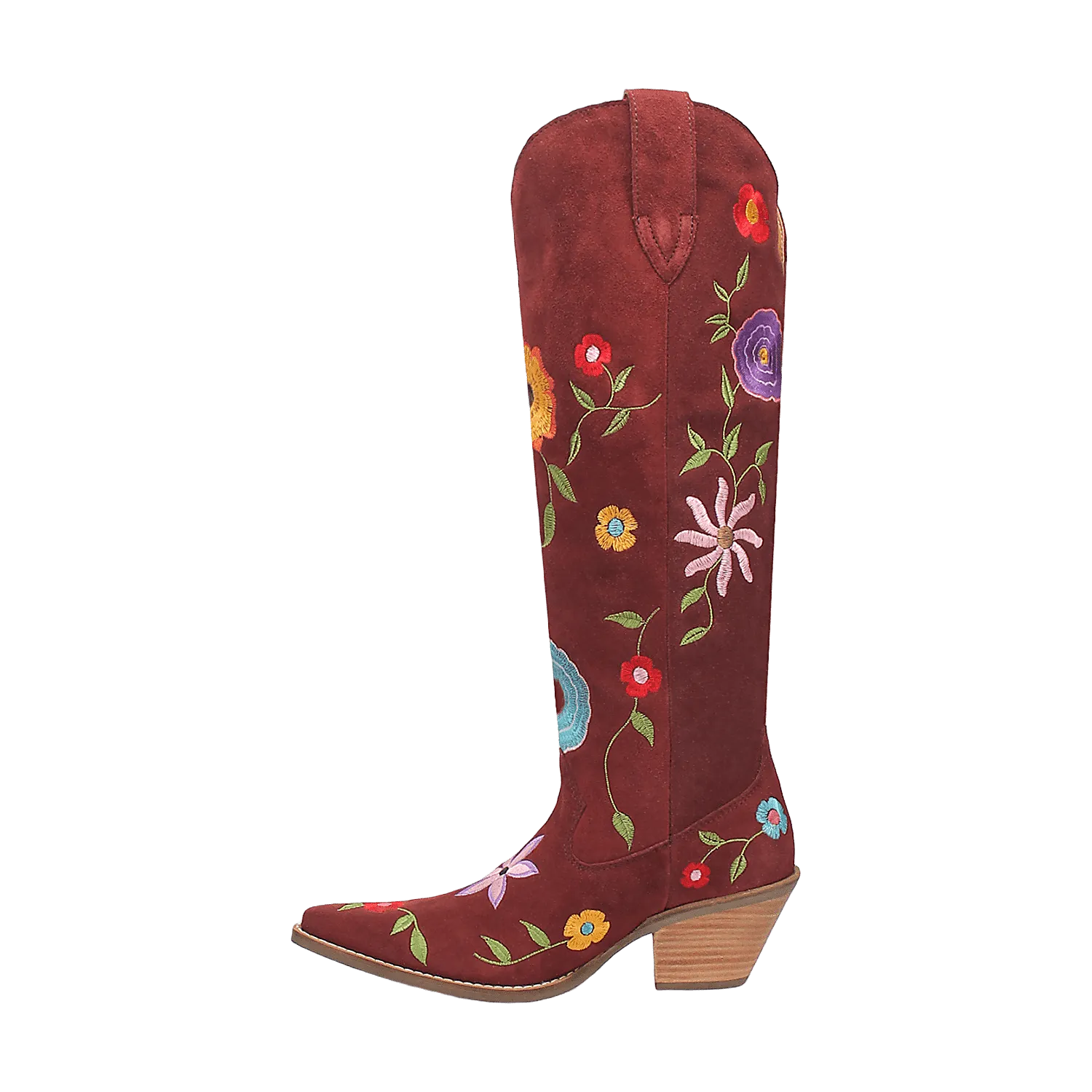 FLOWER POWER SUEDE BOOT