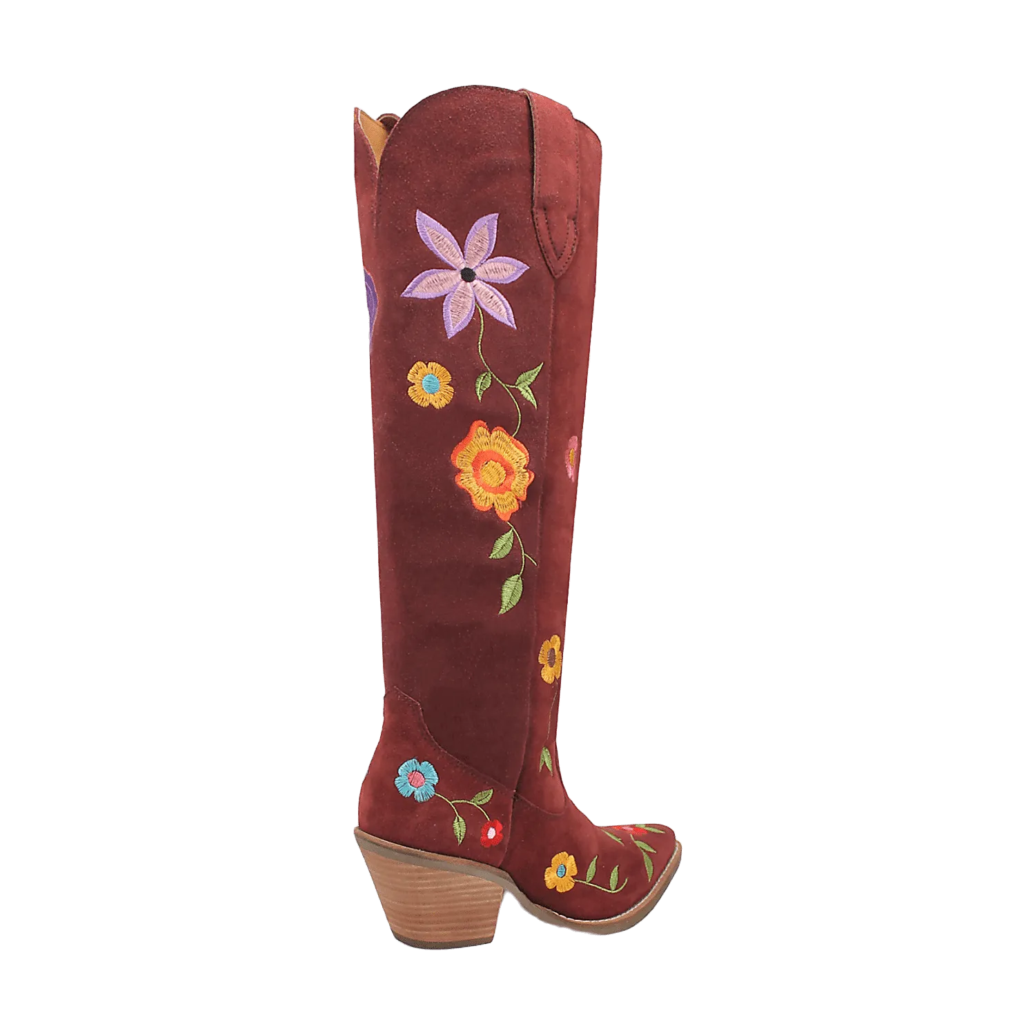 FLOWER POWER SUEDE BOOT