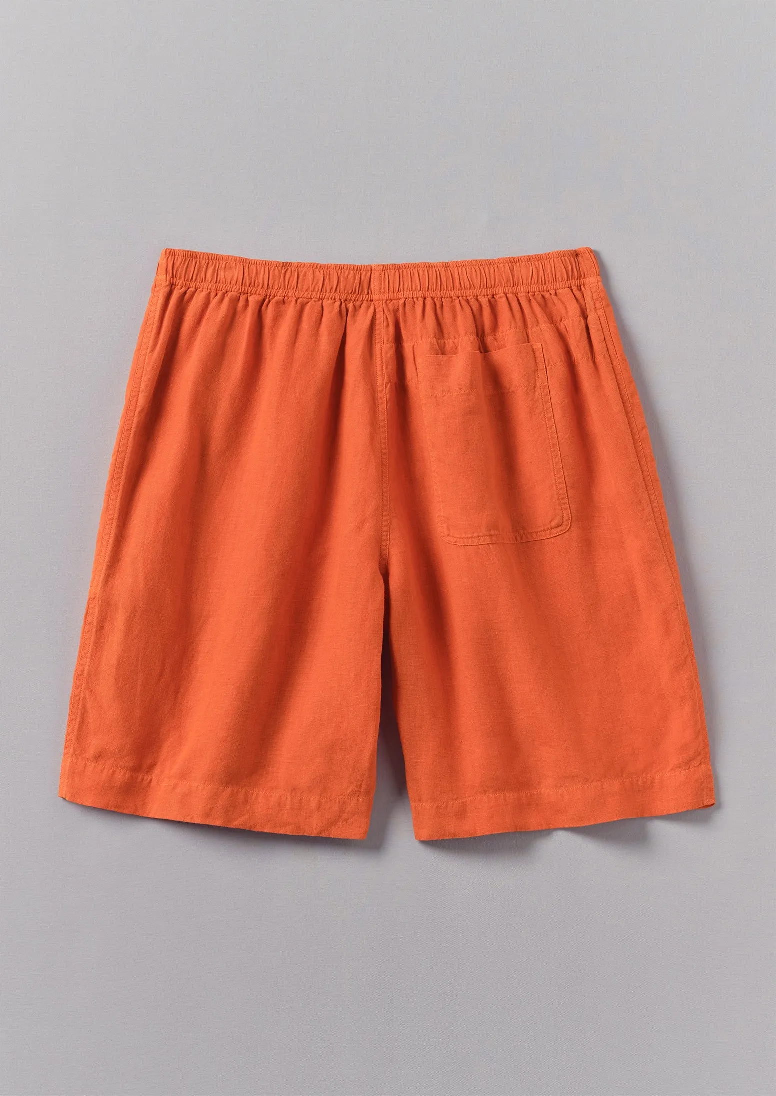 Garment Dyed Linen Drawstring Shorts | Clementine