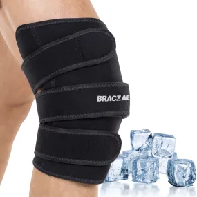Ice Pack for Knee | Wrap Around Cold Therapy Brace for Pain Relief & Post-Surgery Cryotherapy (Universal)