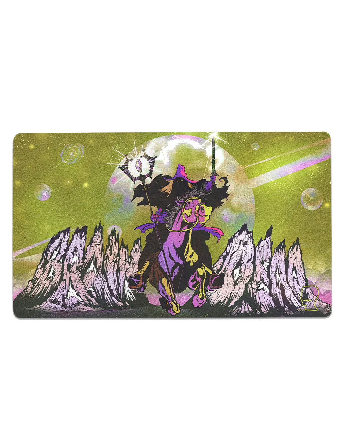 Intrepid Horseman Playmat - Green Multi