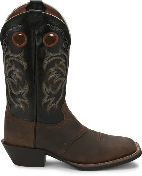 Justin Boots 2531 Rolliker Two Tone Mens Cowboy Boots