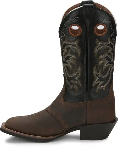Justin Boots 2531 Rolliker Two Tone Mens Cowboy Boots