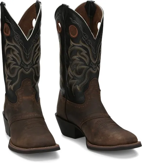 Justin Boots 2531 Rolliker Two Tone Mens Cowboy Boots