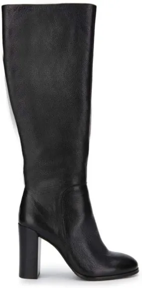 Justin Leather High Heeled Knee-Length Boot
