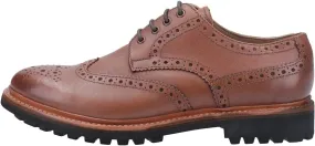 Mens Quenington Commando Goodyear Welt Lace Up Shoe Brown Size UK 11 EU 45
