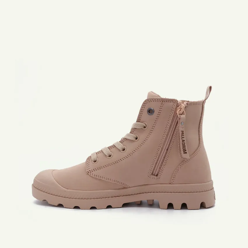 PAMPA HI ZIP NBK WOMEN'S BOOTS - NUDE DUST