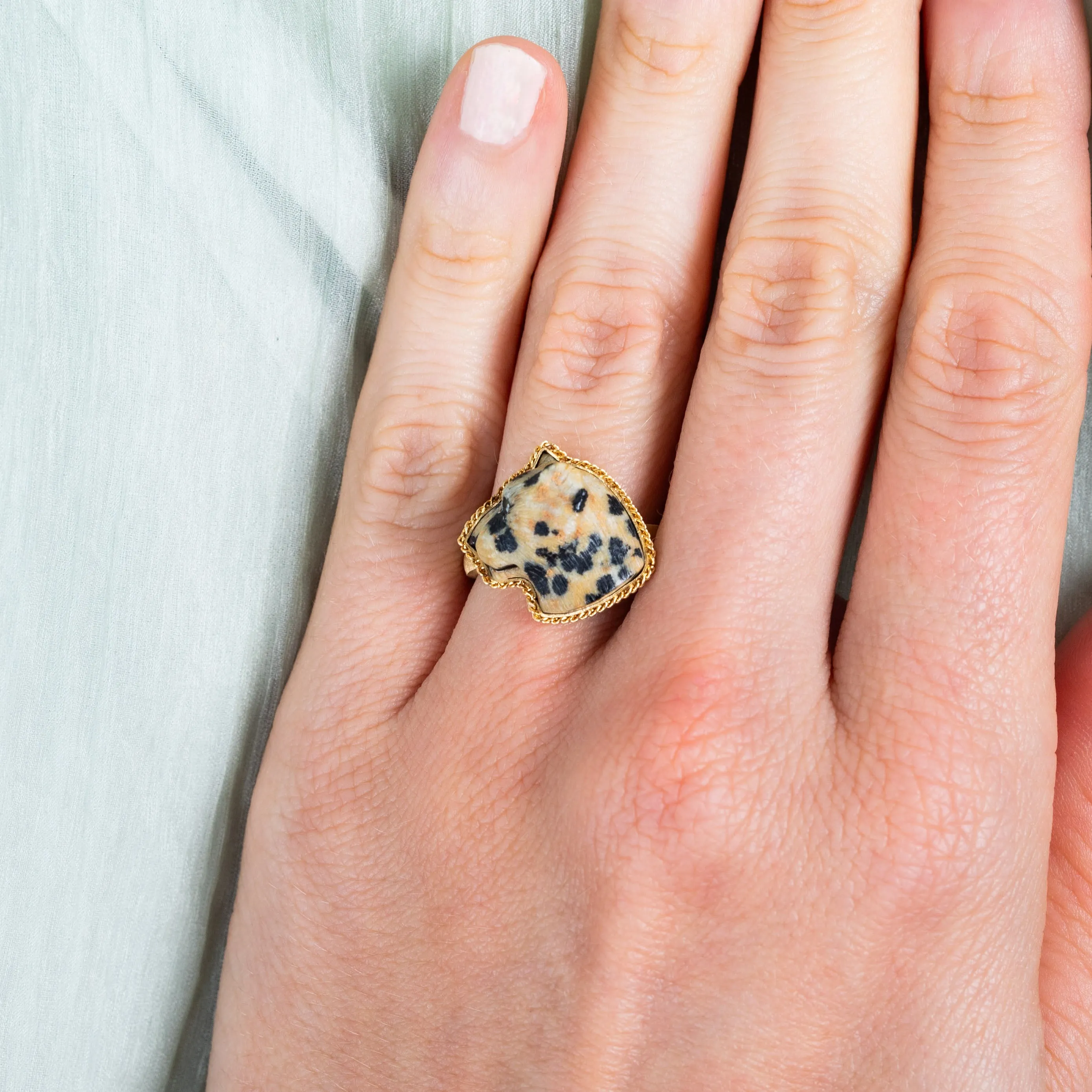 Profile Leopard Cub Ring