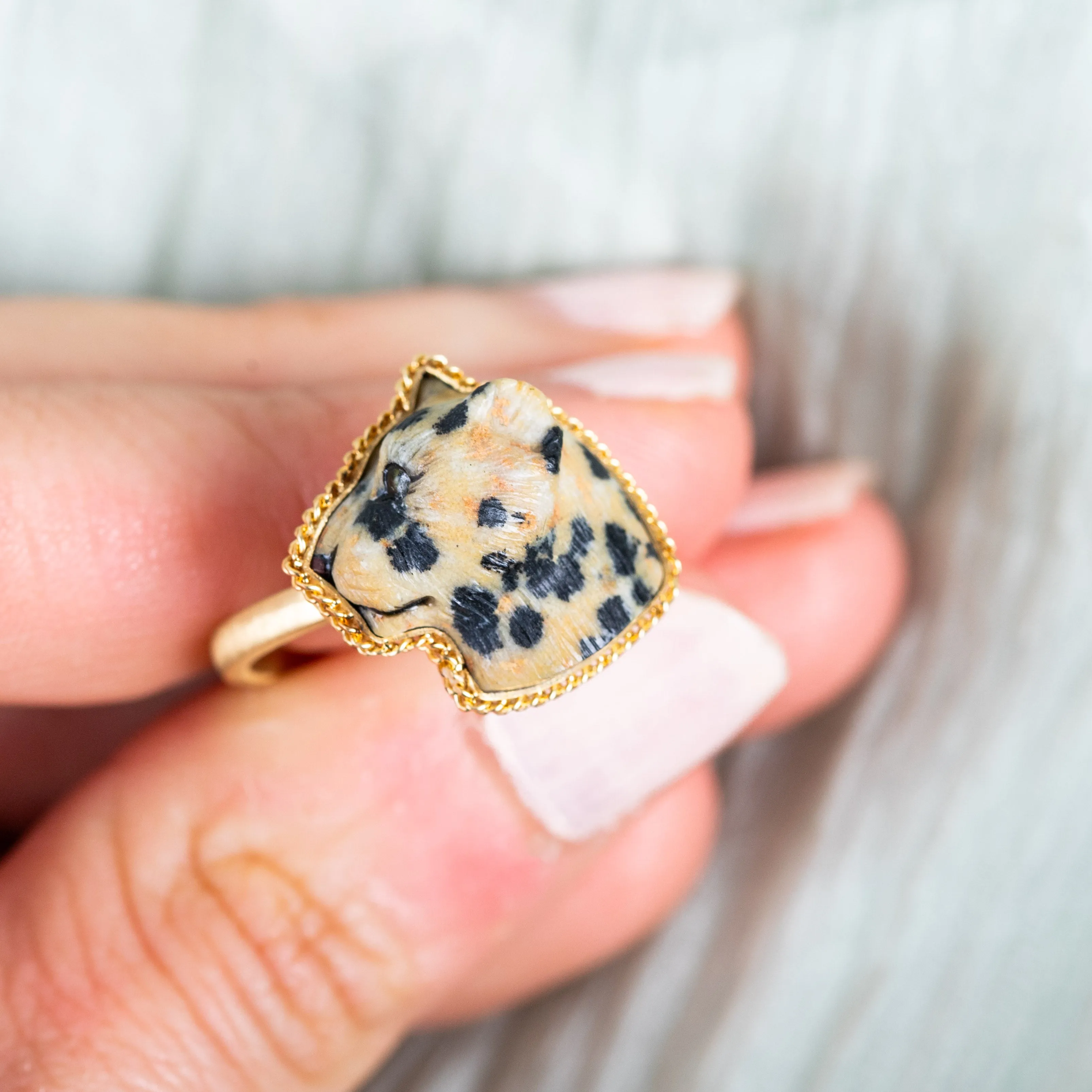Profile Leopard Cub Ring