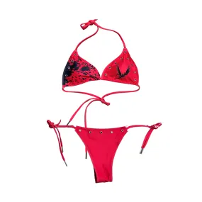 "Blood Bath" Metal Bikini Set