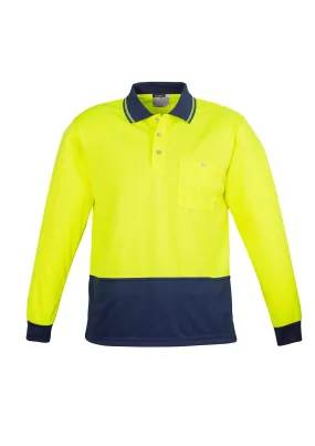 Syzmik Unisex Hi Vis Basic Long Sleeve Polo