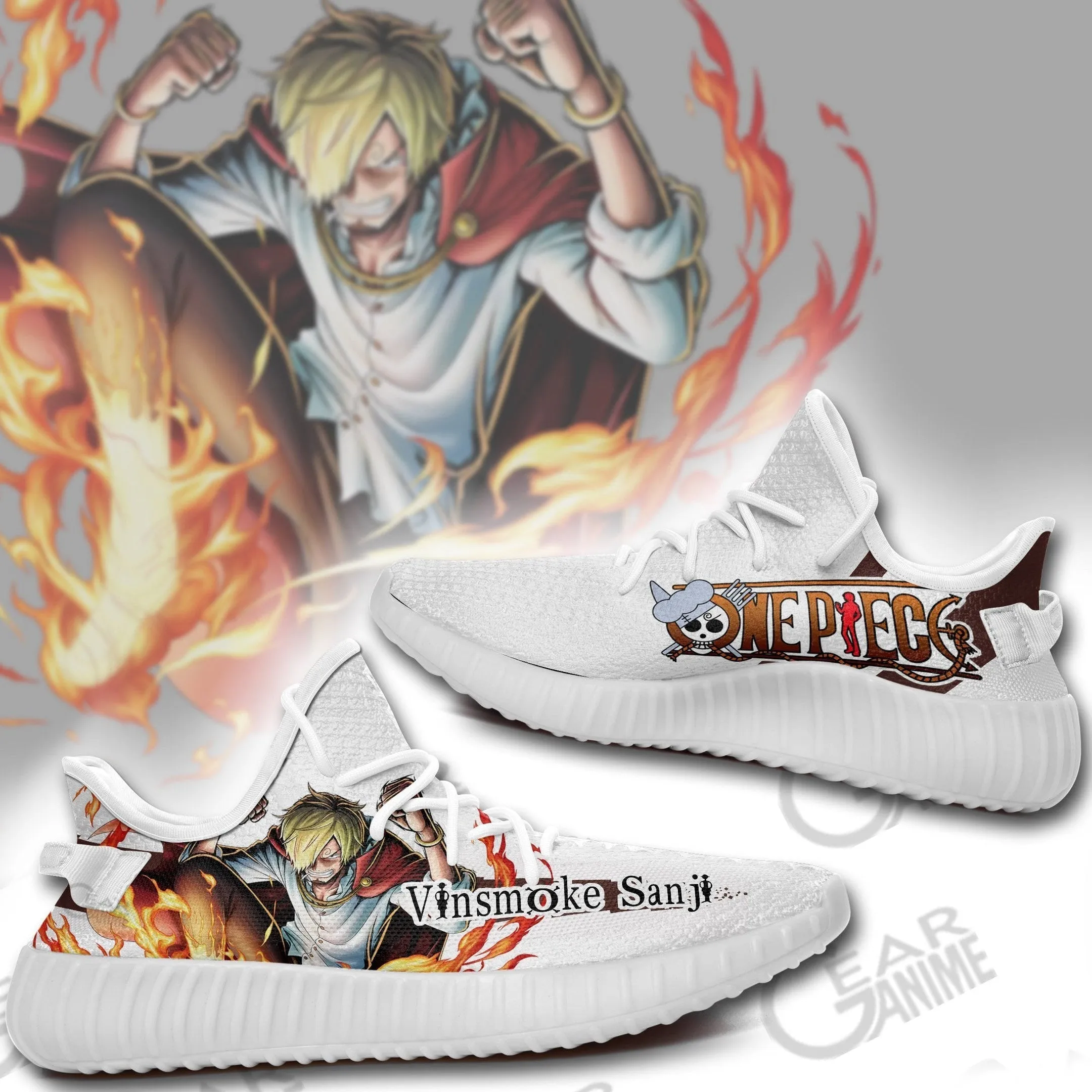 Vinsmoke Sanji Shoes OP Custom Anime Sneakers TT10
